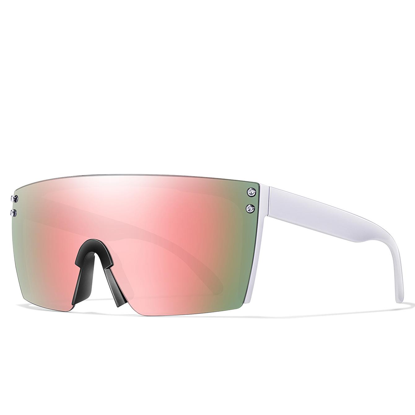 

Trendy Sunglasses Men Women Outdoor Mtb Bicycle Cycling Large Frame Eyewear Square Windproof Goggles Fashion Eyewear