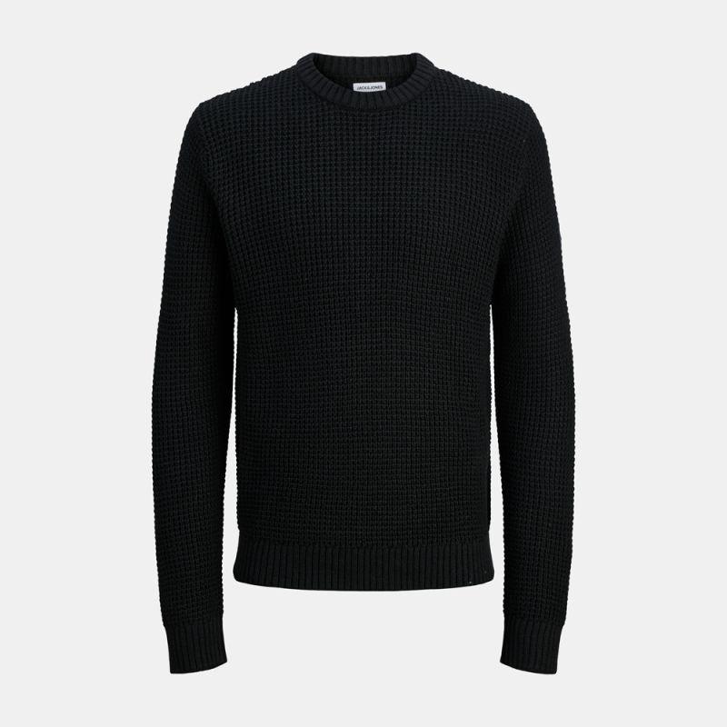 Pull maille tricotée regular Link ras de cou Homme JACK & JONES