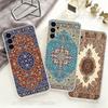VINTAGE Persian Carpet Pattern Shockproof Clear Case For Samsung Galaxy S30,S25,S24,S23,S20,S21,S22,S10,5G,FE,lite,PIus Cover