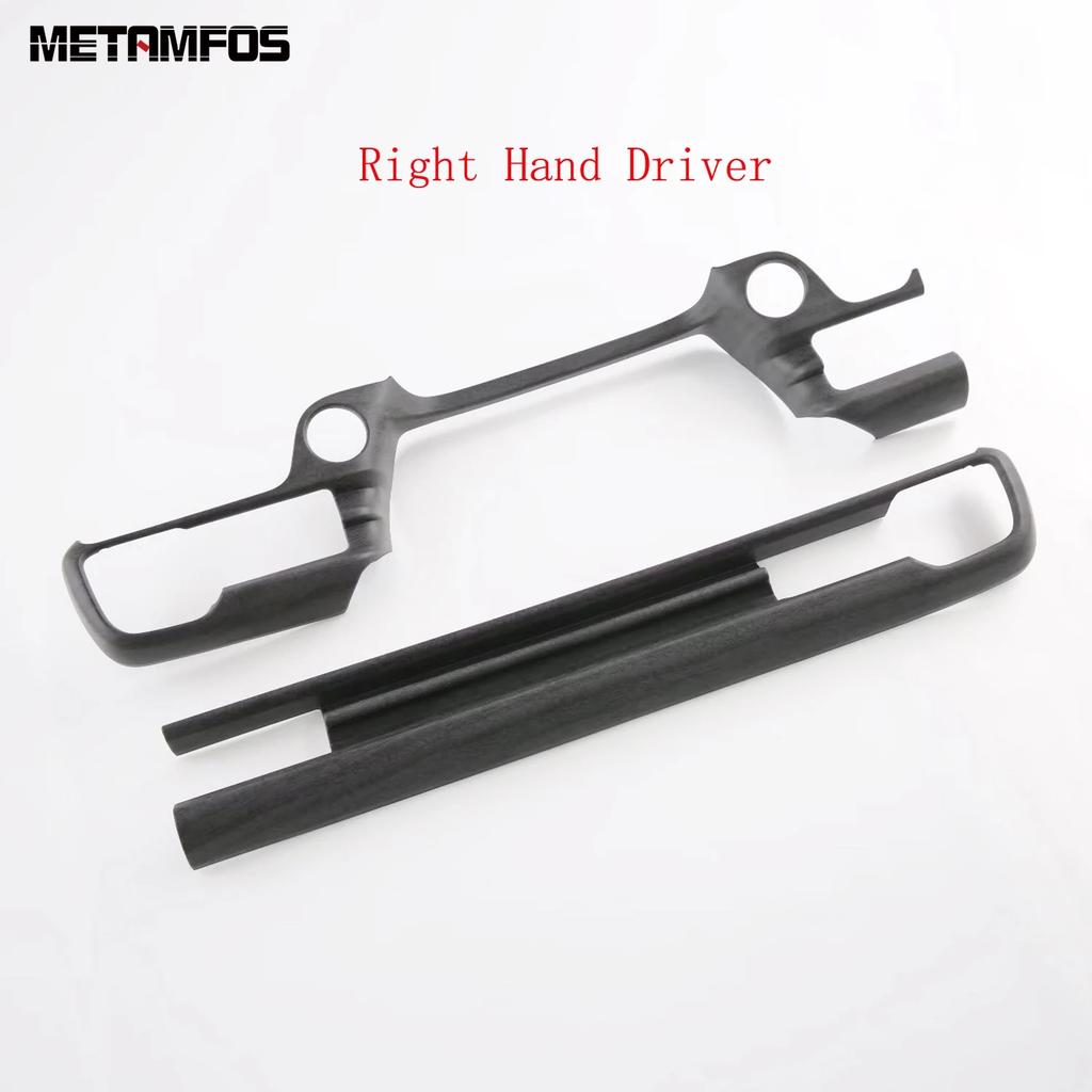 For Honda HR-V e:HEV e:Ny1 RV5 Vezel   2024 2025 Carbon Fiber Center Console Dashboard Panel Strip Trim Car Accessories