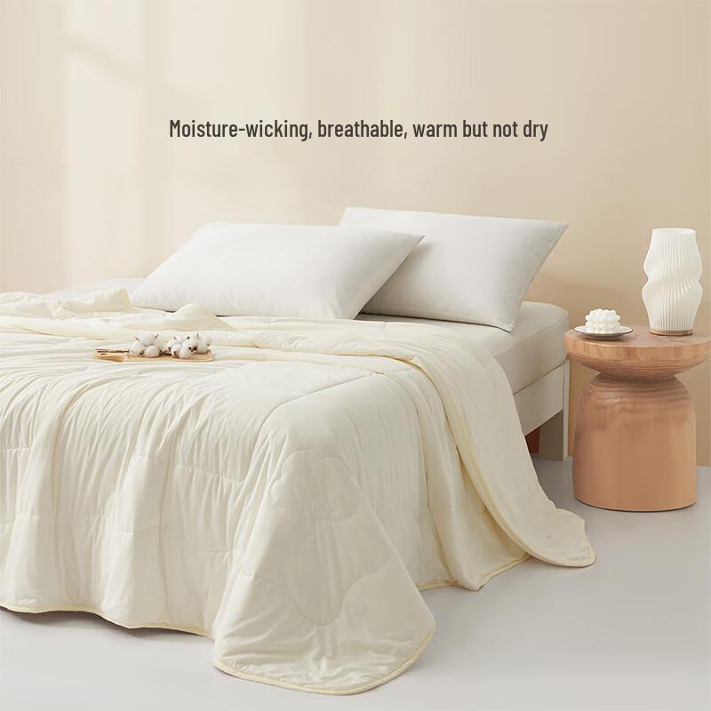 LUOLAI 100% Xinjiang Cotton Washable Knitted Summer Quilt