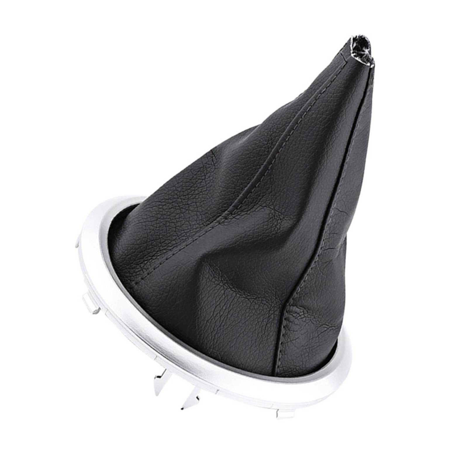 

Автомобильный черный чехол на рамку рычага переключения передач с ручным управлением для Suzuki Swift SX4 2005 2006 2007 2008 2009 2010 из ПУ кожи чёрный