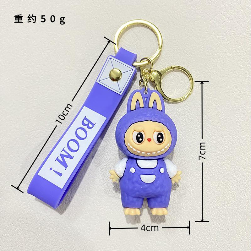 Labubu Cartoon Five Generation Standing Posture Sheep Keychain Pendant Cute Three-dimensional Doll Doll Gifts
