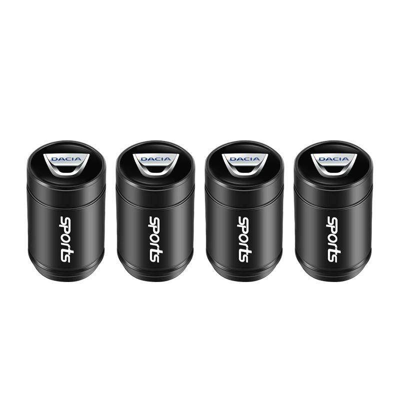 

4Pcs Car Styling Metal Wheel Tire Valve Caps Dust Accessories For Dacia Duster Logan Sandero Stepway Dokker Lodgy MCV Spring