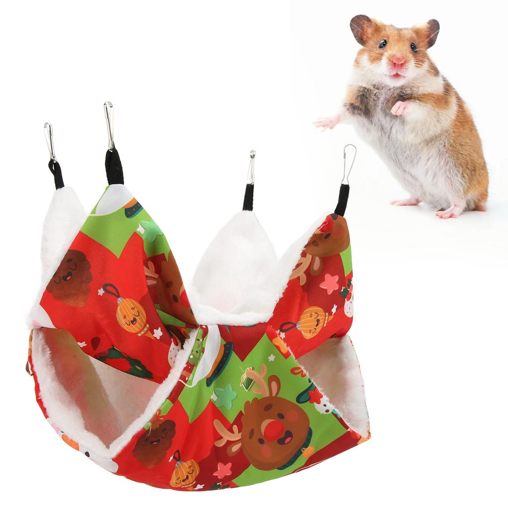 Hamster Double Layer Hammock Ing Bed Small Pet Cage Hammock for Hamster Guinea