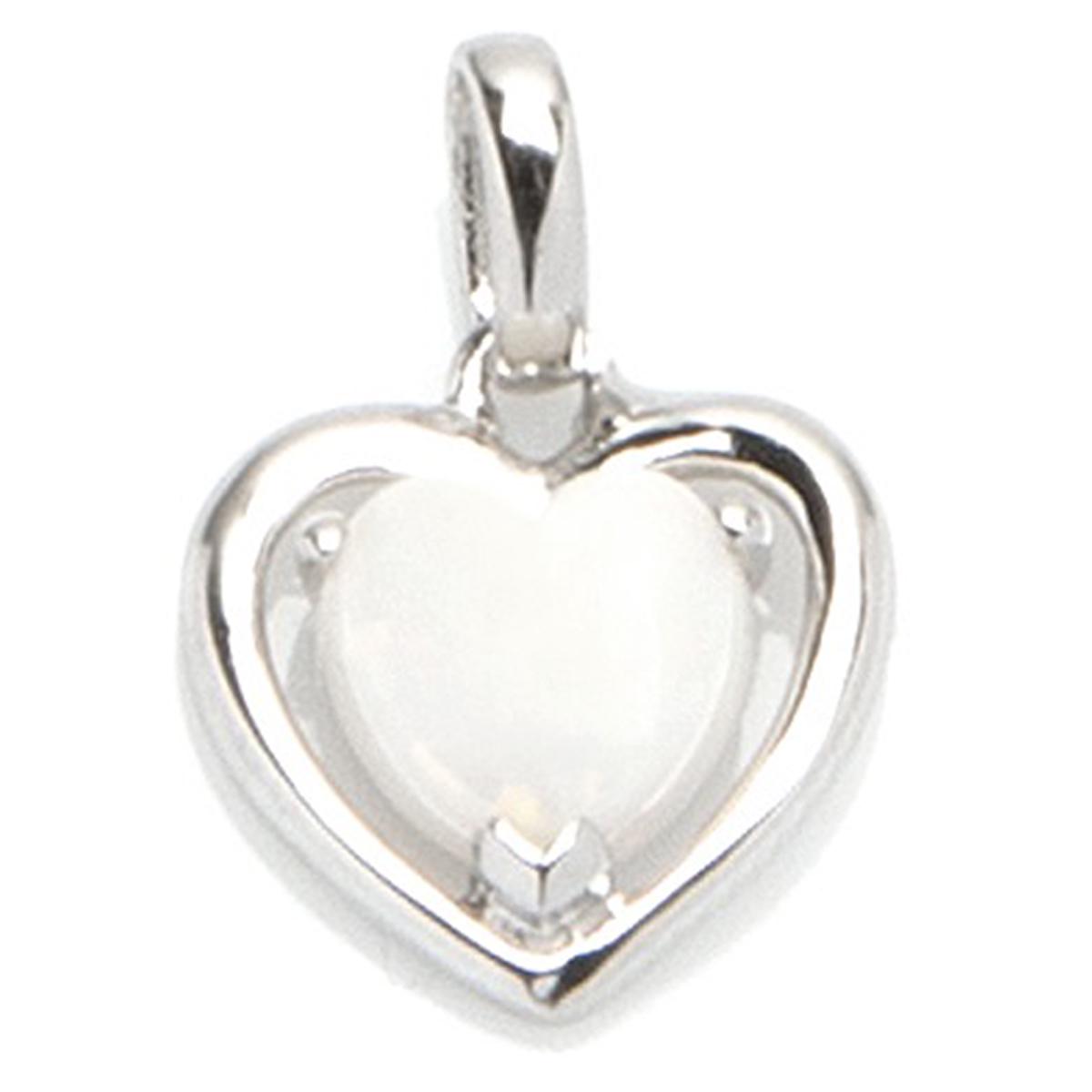 

Les Trésors De Lily [R0829] - Серебряный кулон ручной работы Goddess Opal из белого серебра (родированное покрытие) - 10x10 мм