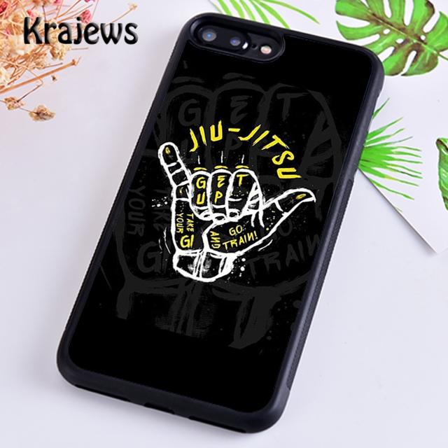Krajews BJJ Brazilian Jiu Jitsu Phone Case Cover For iPhone 16 15 14 plus XS XR 11 12 mini pro max coque Shell Fundas