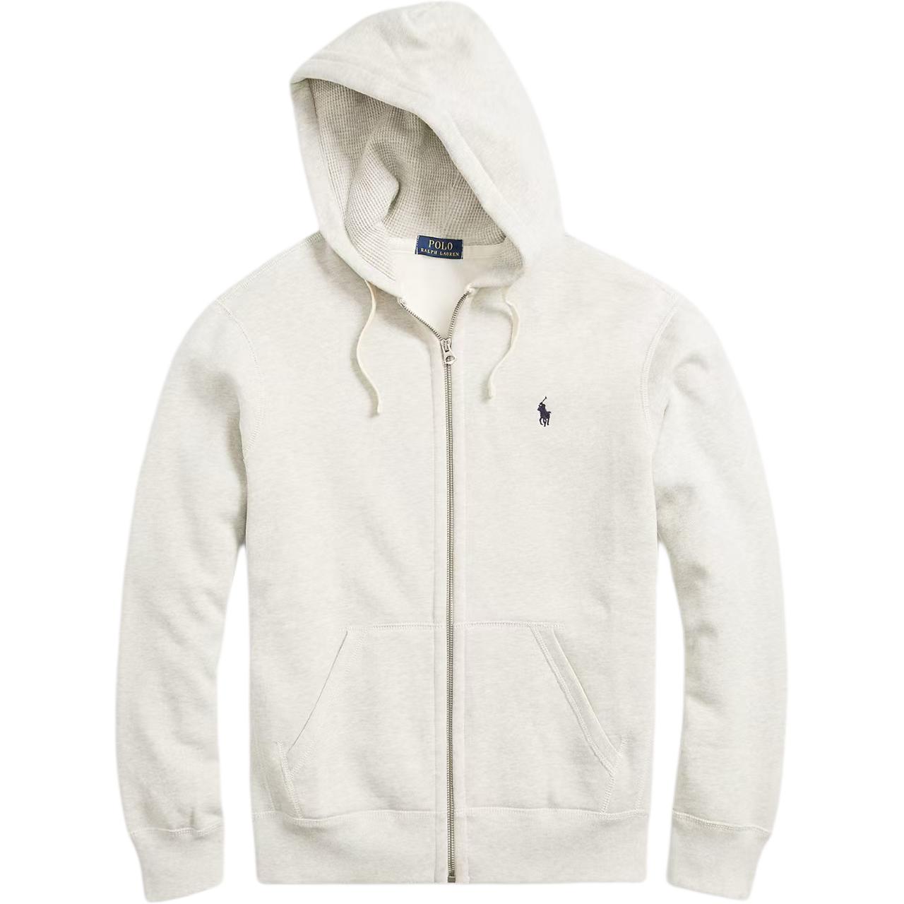 

Polo Ralph Lauren Толстовка хлопковая с капюшоном на молнии с вышитым логотипом пони Мужская толстовка 710625887-039 M