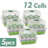 12-cell Seedling Starter Tray with Transparent Cover Adjustable Humidity Germination Box Indoor Garden Greenhouse Growth Potting