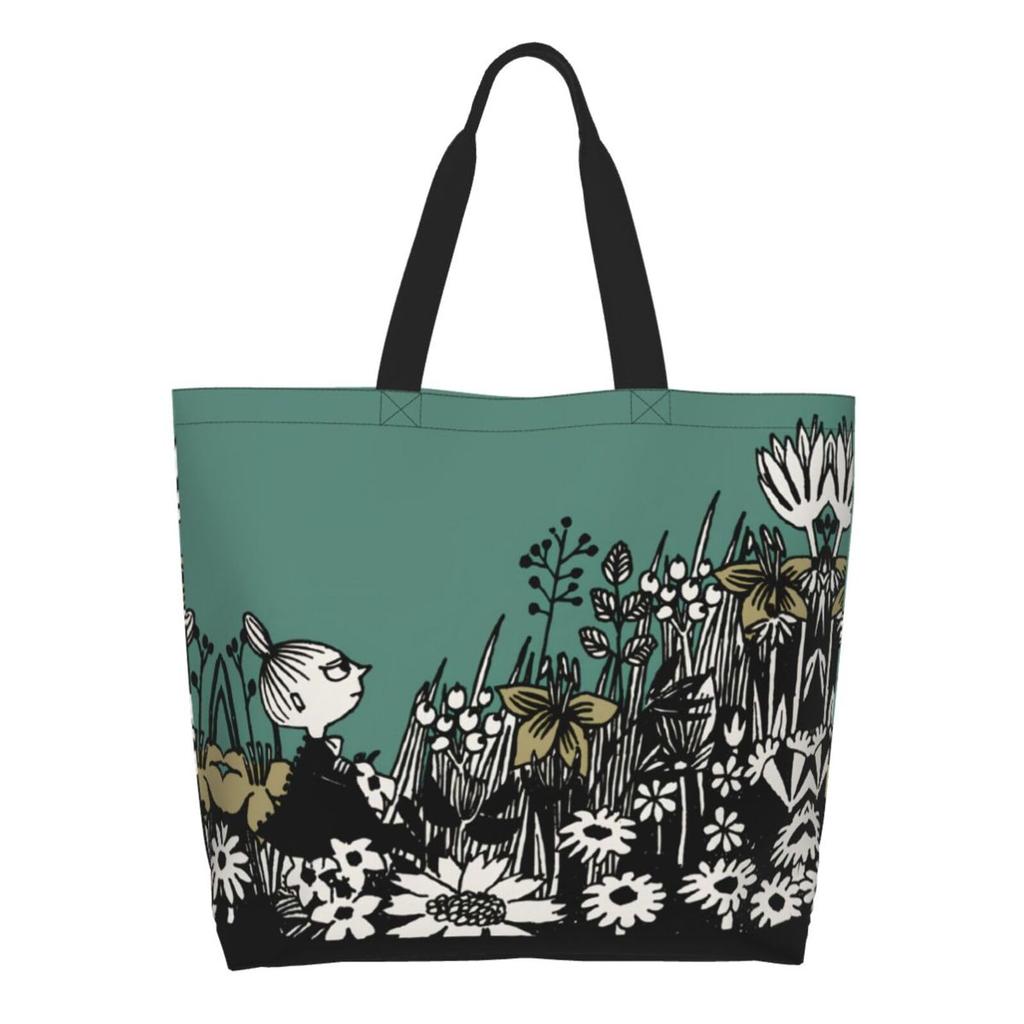 Moomin Little My Eco Large Capacity Tote Shopping Portable Storage Bag for or 50cm Wide x 40cm High x 15cm [MINIER] Bag, Women's Bag, Lightweight,