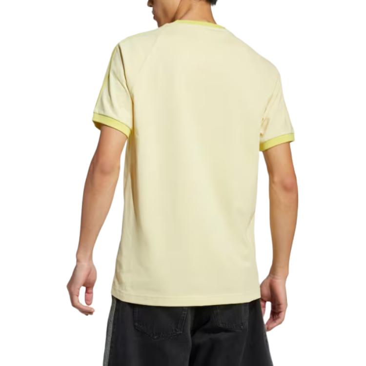 adidas Originals T Shirt Men's Pink Yellow JN7021