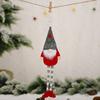 Gut-3er-Pack Weihnachten gesichtsloser Langbein-Gnom Weihnachtsmann Weihnachtsbaum Hängende Tropfenverzierung Puppen Dekorationen für Zuhause Anhänger Geschenke
