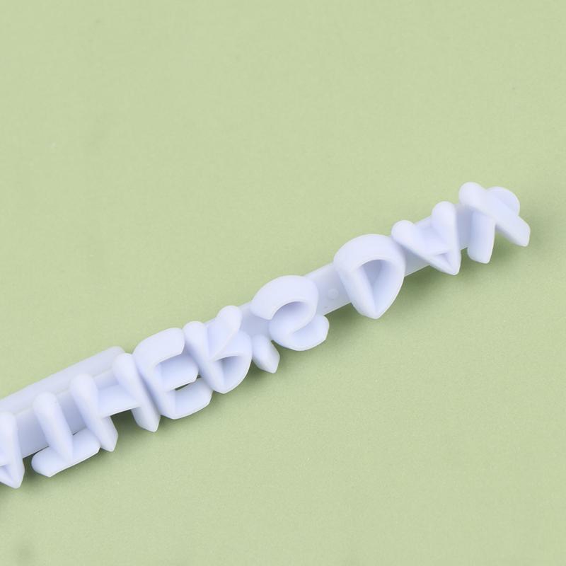 Diy Alphabet Letter Cake Mold Blessing Cookie Biscuit Stamp Embosser Cutter Fondant Cake Decoration Tool Biscuits Baking Tool