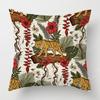 Home Decor Exotic Jungle Animals Pillow Covers For Home Pattern Cushion Cover Suitable For Sofa Bedroom Car Pillow Cover