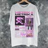 Singer Metrika Album Tour 2026 Graphic Printing T Shirts For Unisex Unisex Pure Cotton Tee Shirt Clothes