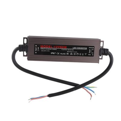 IP67 Water Resistant LED Driver Switch Power Supply Transformer Adapter for LED Strip Light Outdoor Lightbox Signboard