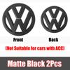 W129For Volkswagen VW Golf 4 MK4 Golf 5 MK5 Car Front Radiator Grille Logo Decoration Cover Rear Trunk Lid Badge Sticker Accessories