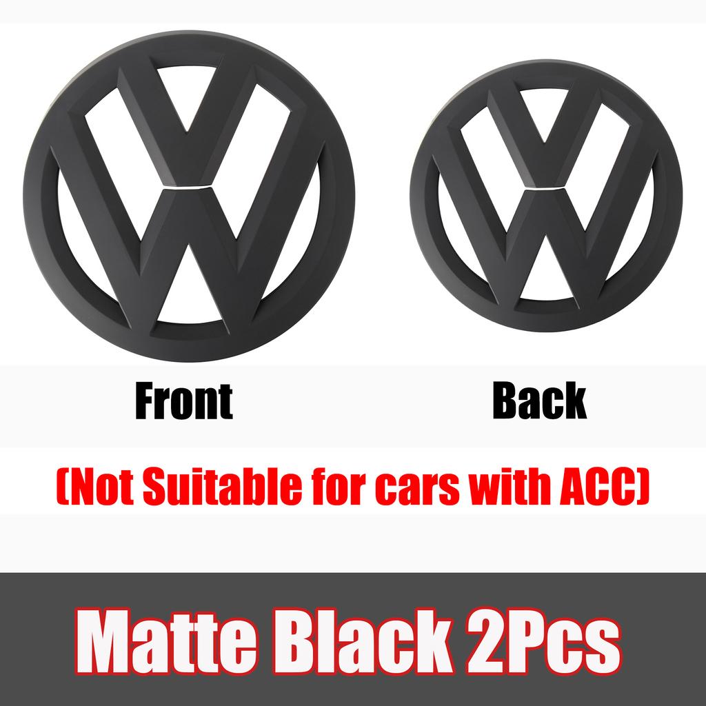 W129For Volkswagen VW Golf 4 MK4 Golf 5 MK5 Car Front Radiator Grille Logo Decoration Cover Rear Trunk Lid Badge Sticker Accessories