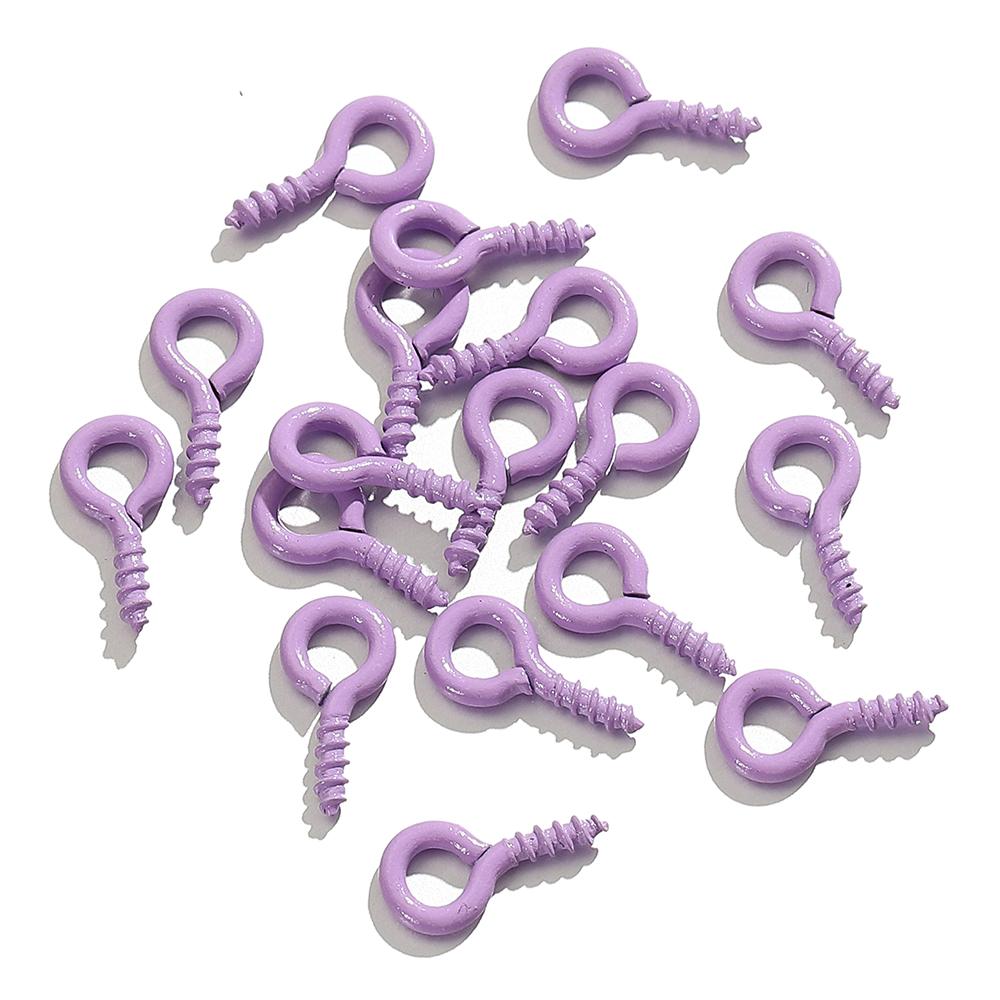 200pcs/100pcs Small Eyes Pins Nail Screw Tiny Mini Sheep Eyepins Hooks Clasp Eyelets for Charms Pendant Jewelry Making DIY