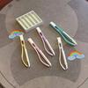 No-Shake Bean Needle Pen Press-On Mechanism Press Point Grip Pen Perler Bead Pen  For Kids Crafts