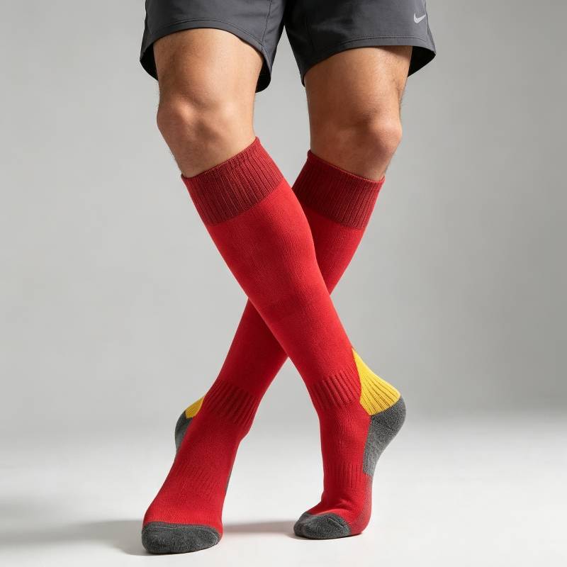 Calzini da Calcio Globali con Poliestere Resistente all'Usura per Partite e Allenamenti