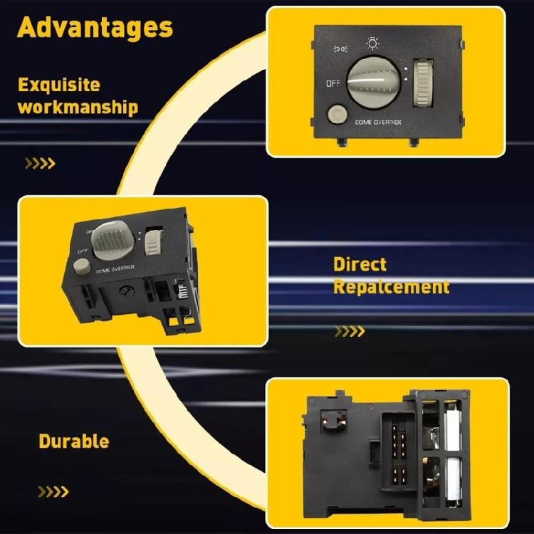 Headlight Control Switch Button 5047633 15047634 15715117 15013005 93443101 15741153 15992131 93443100 for Easy Handling