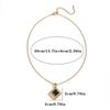 Gold-Plated Retro Emerald Zirconia Necklace for Women - Luxurious & Versatile Clavicle Chain