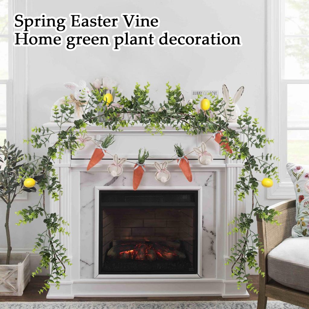 1,8 m Lente Pasen = Ei Rotan Woondecoratie Trap Muurhanger Deurhanger Decoratie Klimplanten