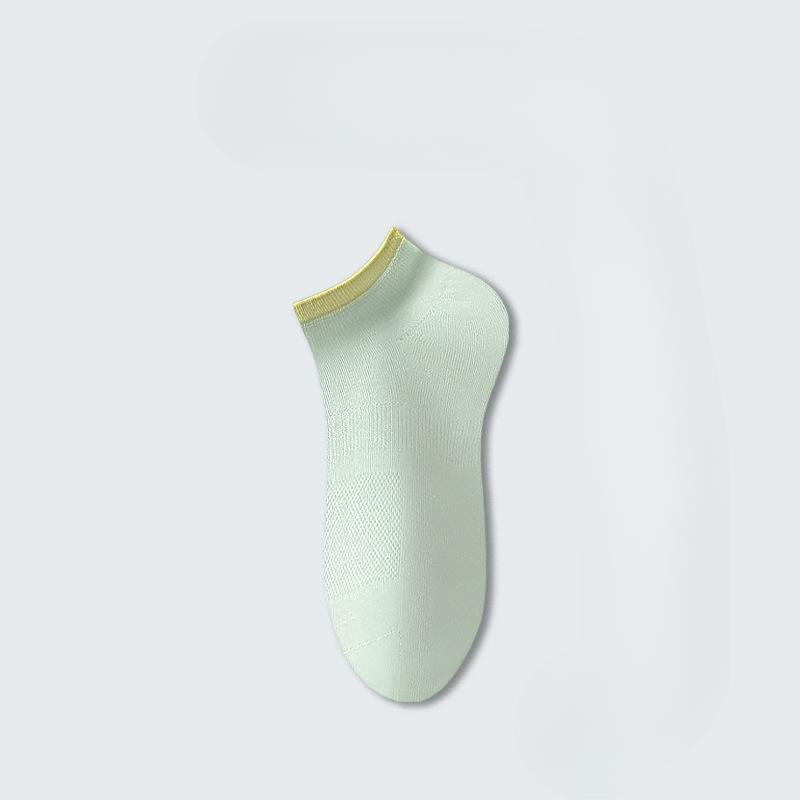 Men's Summer Thin Skin Friendly Deodorizing Sweat Absorbing Mesh Cotton Breathable Socks