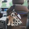 Cute Dog Car Seat Dual-Purpose Tissue Bag - Multifunctional, Large Capacity, Hanging Design