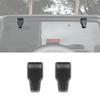 2X Black Rear Window Glass Hinge Trim Replacement For Jeep Wrangler JL JLU 2018+