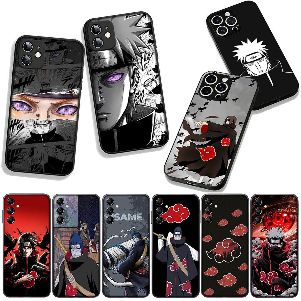 Für Samsung Galaxy A36 A17 A26 A07 A35 A54 A53 A13 A33 A34 S8 S9 S20 S21 FE S10 Plus Hülle Pain Narutos KISAME Akatsuki Itachi