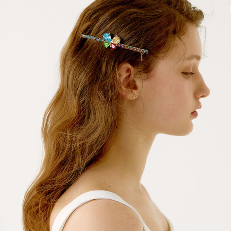 

Jean Paul Clarisse Butterfly Color Crystal Automatic Pin JP-23-336AB Z