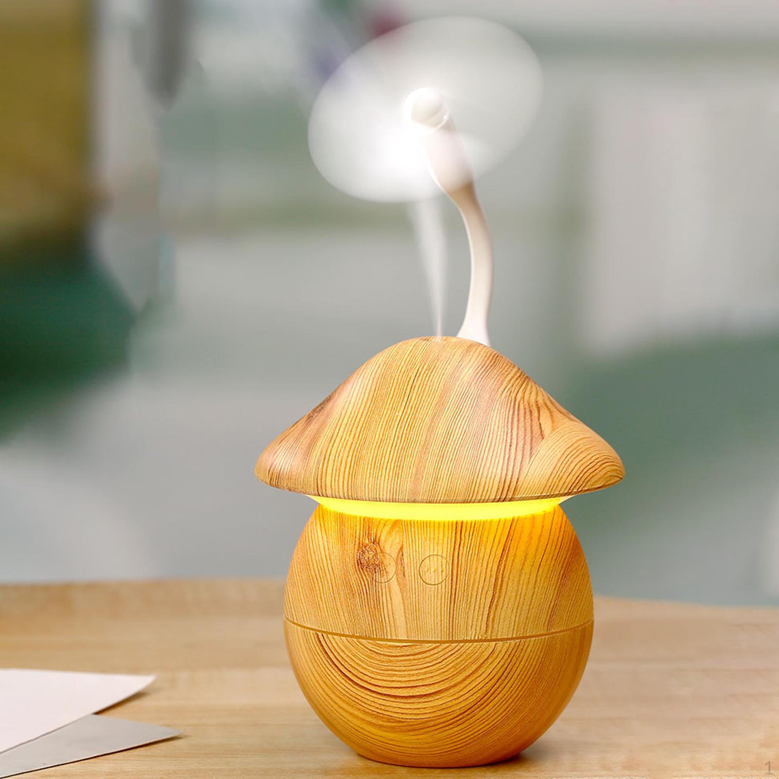 

0.25 л USB-формы Увлажнитель воздуха с распылением, Персональный, Тихий, с Ночником для Семей, Занятий светло-коричневого