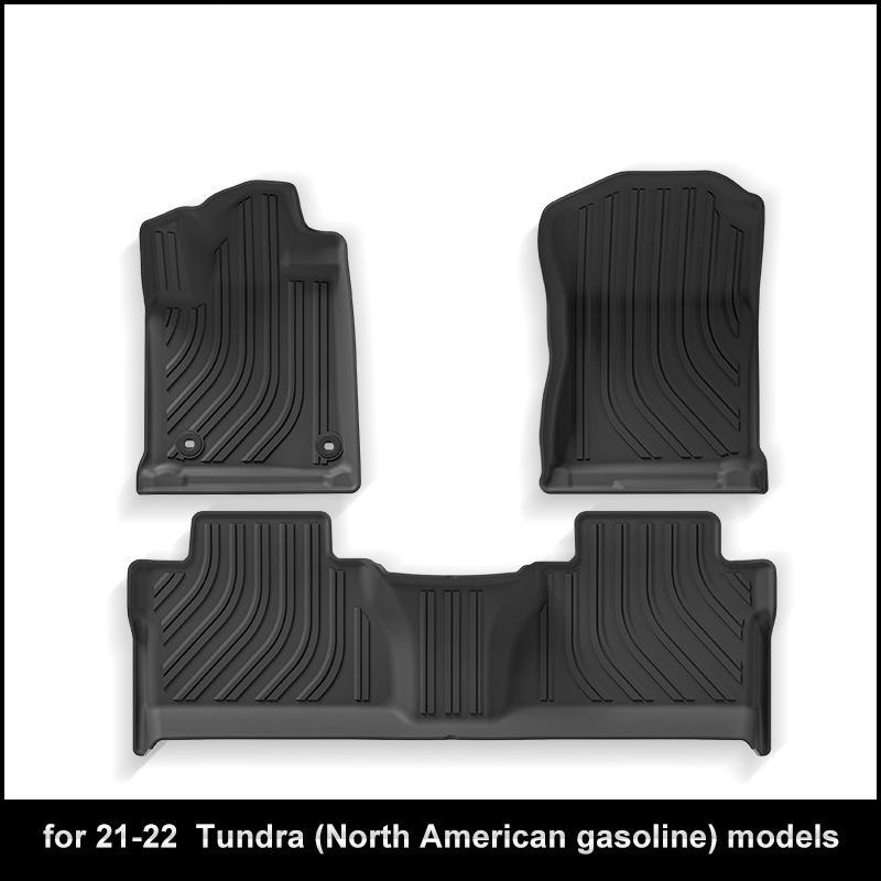 Eco-friendly TPE Mats for 2014-2021 Toyota Tundra: Floor, Bed, and Trunk Options