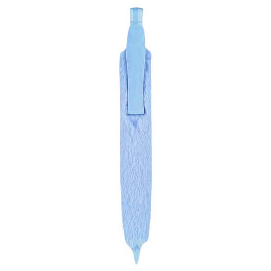 Giant Plush Click Pens Fluffy Press Ballpoint Pen Fun Party Favor Pen Novelty Writing Tools for School Journaling Gifts