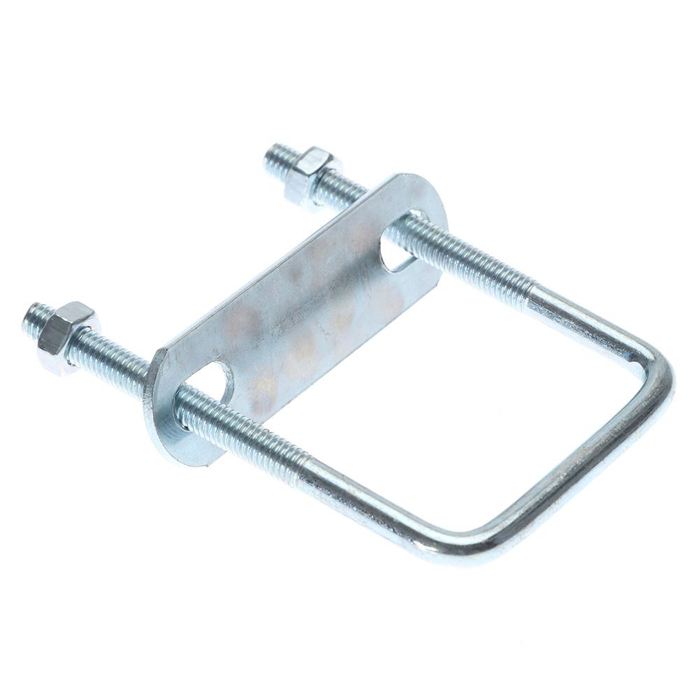 2Sets Iron Pipe U-clamp Right Angle U-bolt Squa Bolt New Square Clamp