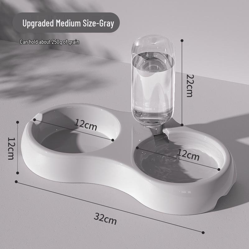 

Автоматическая кормушка для воды для кошек и диспенсер с двойной миской