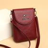 Bag women's new versatile multi-layer shoulder mobile phone bag fashionable and simple flow change key bag