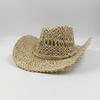 Hats Cowgirl Hats American Western Cowboy Hat Summer Straw Hat Breathable Fashion Trend Sun Shield Hat Panama Jazz Cap