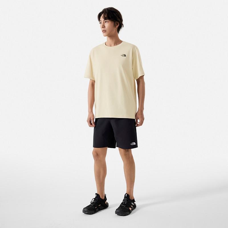 THE NORTH FACE T Shirt Unisex Gravel Sand NF0A8CST-3X4