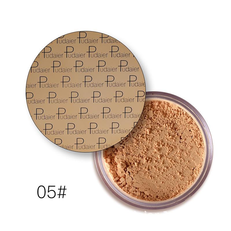 Pudaier maquillage poudre libre nacrée mate mettant en évidence la poudre correcteur fixant la poudre de miel