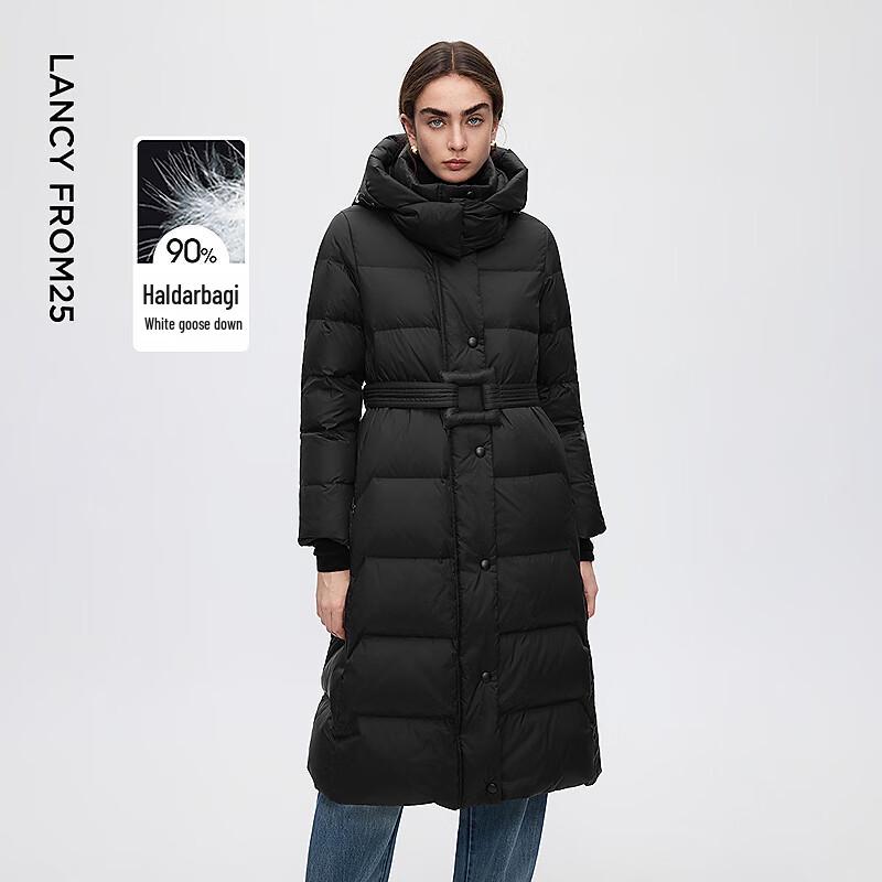 

Lancy Women s Celebrity Hooded Goose Down Jacket XL