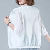 Women's Sun Protection Lightweight Long Sleeve Jacket - Style Short Casual Versatile Summer Sunscreen Shirt