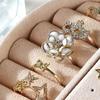 Large Capacity Ring Earrings Storage Box Anti-oxidation Necklace Organizer  for Home