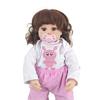46cm Cloth-Body Silicone Baby Doll - Cute Birthday Gift for Children