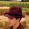 Dress Up Feather Decors Fedora Hat Fedora Hat Bucket Hat Retro Topper Hat  Costume Accessories