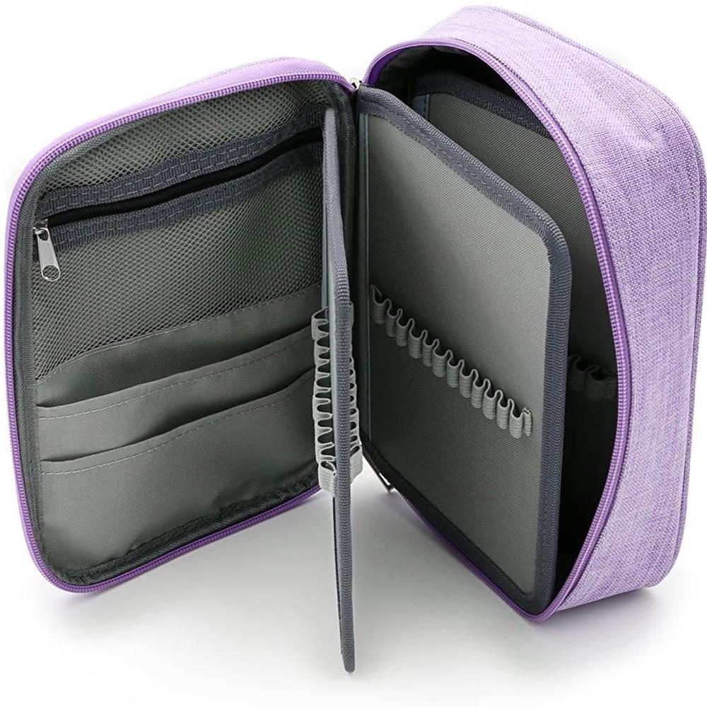 High Capacity 72 Slots Pen Bag Case Pen Box Pencil Case Pencil Pouch Pencil Bags Zipper Pen Bag