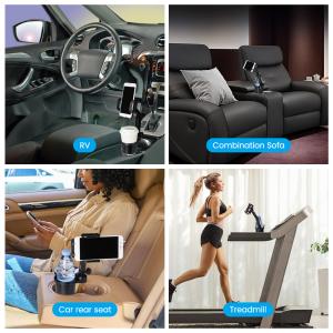 Cup Holder Expander For Car 360° Rotation Cell Phone Holder Mount Compatible For IPhone/Android Smartphones