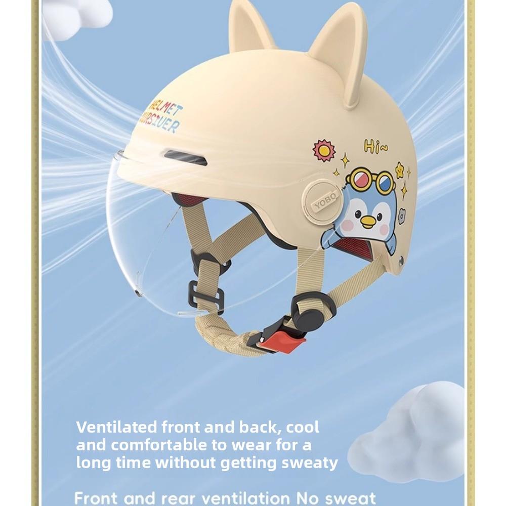 Electric Car Motorcycle Half Helmet Boys and Girls Children Cute Helmet Four Seasons Helmet